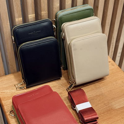 Portacelular Simple Cierres Dorados