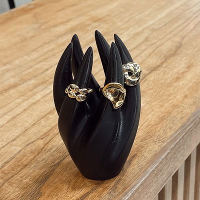 Exhibidor para Anillos - Mano de Picos 