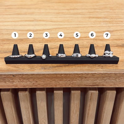 Anillos de Cobre - Plateados