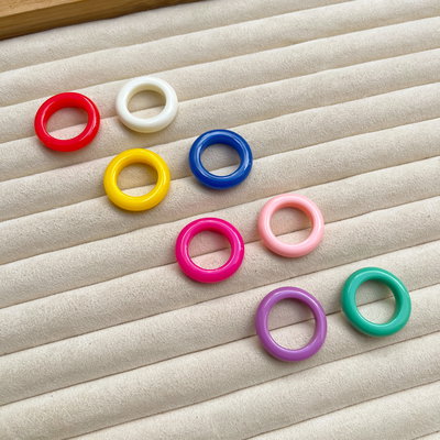 Anillos de Acrílico - Simple Grueso