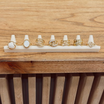 Anillos de Cobre Dorados - Por Talle 