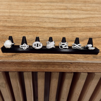 Anillos de Cobre Plateados - Por Talle