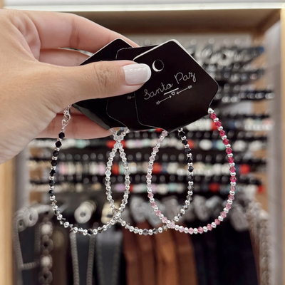 Pulseras en Acero Blanco - Canutillos 