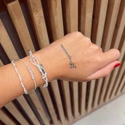 Nuevas Pulseras en Acero Blanco