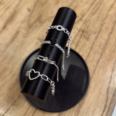 Pulseras Acero Blanco - Varias