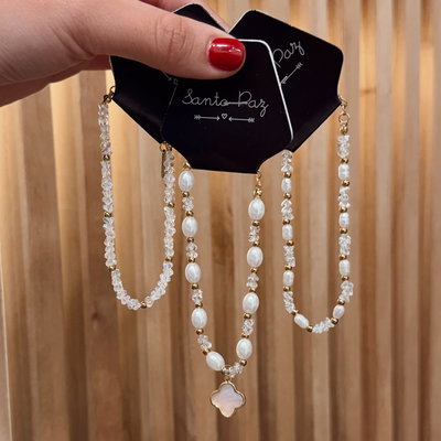 Pulseras en Acero Dorado - Canutillos