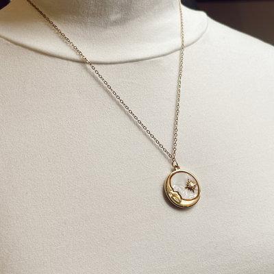 Collares de Acero Dorado - Dijes Grandes