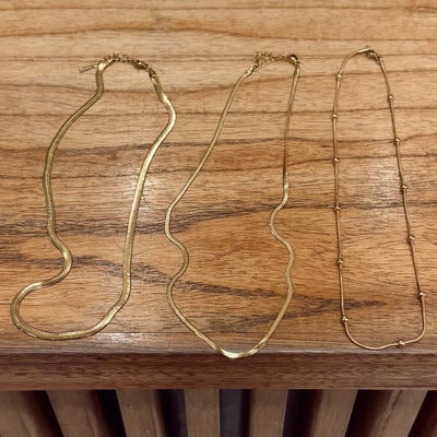 Collares de Acero Dorado - Varios