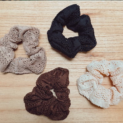 Scrunchies de Broderie