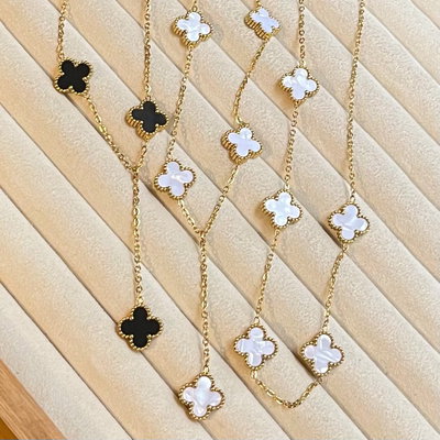 Collares en Acero Dorado - Van Cleef