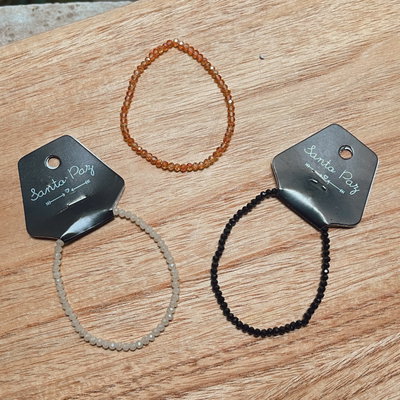 Pulseras de Canutillos de Colores 
