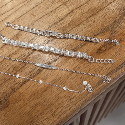 Pulseras en Acero Blanco NUEVAS 