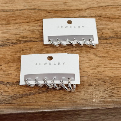 Pack x3 Acero Blanco NUEVOS