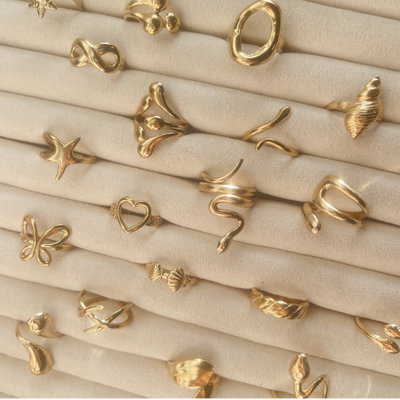 Anillos de Acero Dorado
