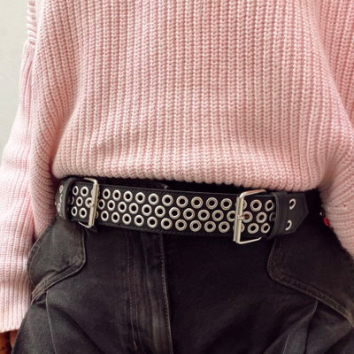 Cintos con Tachas - Doble Hebilla