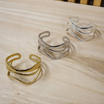 Pulseras Brazaletes de Acero