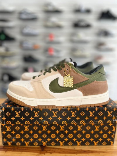 NIKE SB DUNK LOW LOUIS VUITTON CARAMELO - VERDE