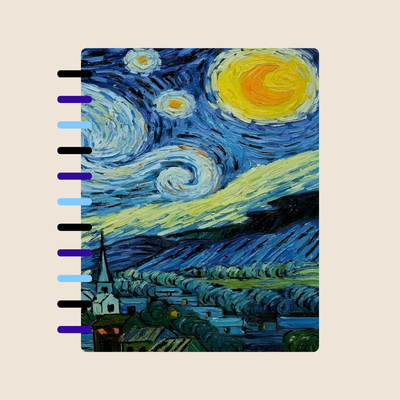 Cuaderno A4 Portada La Noche Estrellada