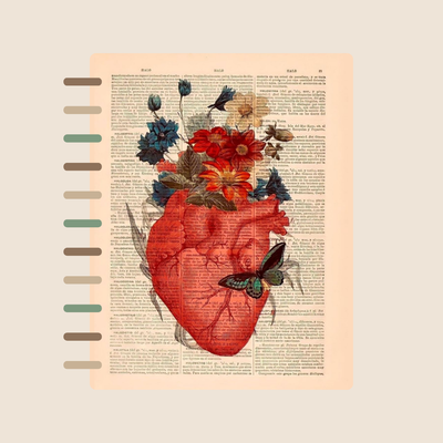 Cuaderno A4 Portada Corazón Anatómico