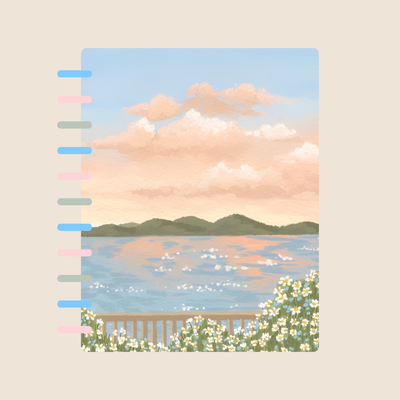 Cuaderno A4 Portada Atardecer