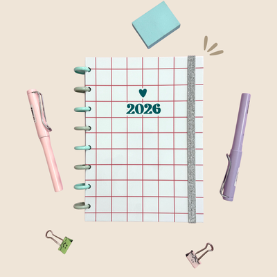 Agenda Semanal 2026 - Modelo 1 - Gridlove