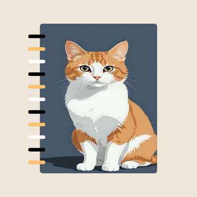 Cuaderno A4 Portada Cat