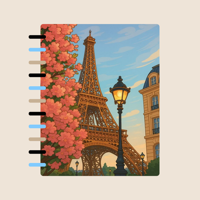 Cuaderno A4 Portada Paris 