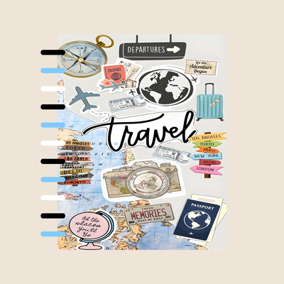 Cuaderno A4 Portada Travel