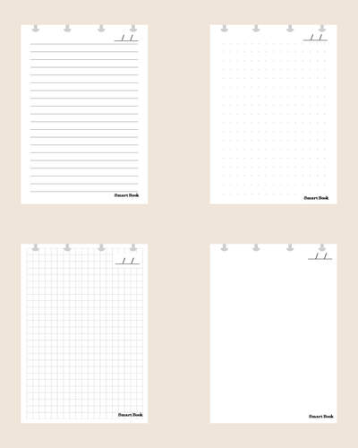 Repuesto Inteligente de Hojas A6 Horizontal