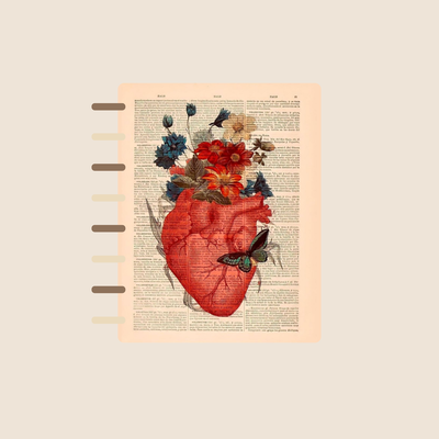 Cuaderno A5 Portada Corazón Anatómico