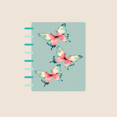 Cuaderno A5 Portada Mariposa