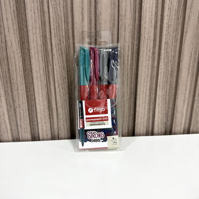 Marcador Permanente Strong Dark X4