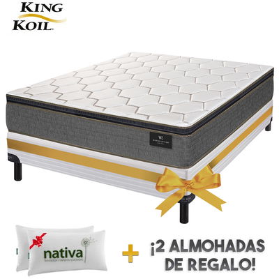 Conjunto King Koil Finesse 1,40 (Sommier de Regalo)
