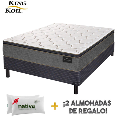 Conjunto King Koil Finesse 1,40