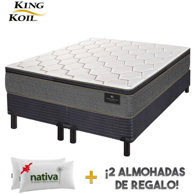 Conjunto King Koil Finesse 1,60