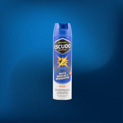 Insecticida Moscas y Mosquitos Sin Aroma Escudo Aerosol