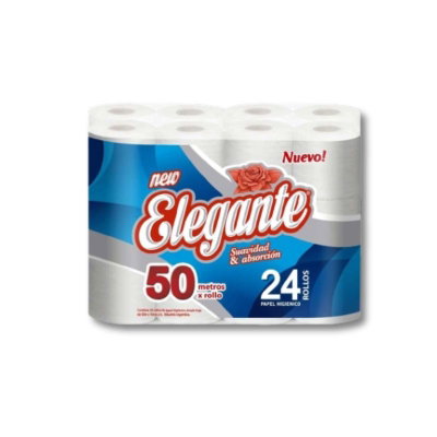 Papel Higienico h/s Elegante 24x50mts