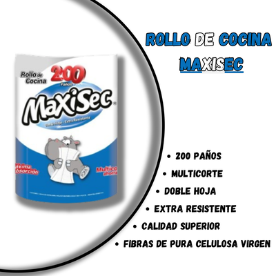 Rollo Cocina Maxisec Bulto 8uni