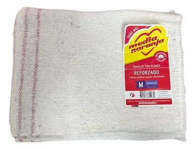 Trapo de Piso Algodon Blanco