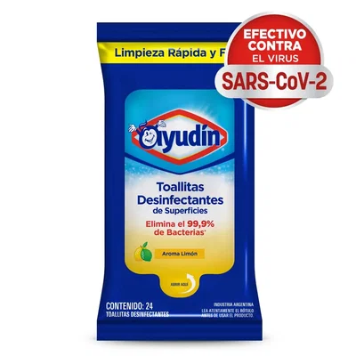 Toallitas desinfectantes Ayudin 24un