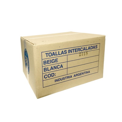 Toallas Intercaladas Beige x Caja