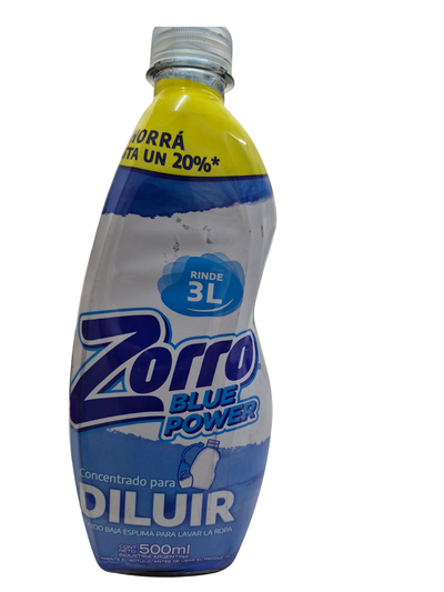 Jabon Liquido Ropa Zorro Diluir 500 ml 