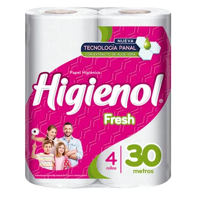 Papel Higienico Higienol fresh h/s 4x30mts
