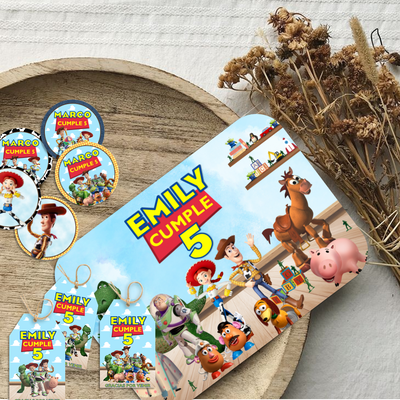 kit imprimible personalizado - TOY STORY
