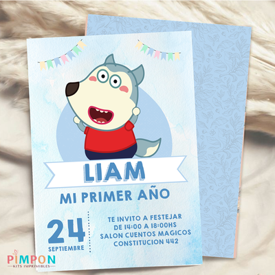 kit imprimible personalizado - WOLFOO