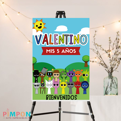 kit imprimible personalizado - SPRUNKIS