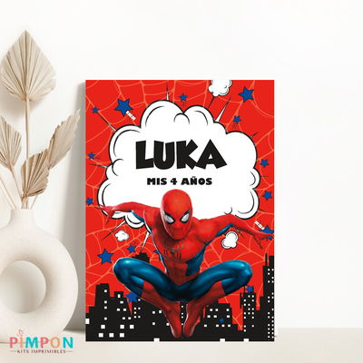 kit imprimible personalizado - SUPERHEROES - SPIDERMAN