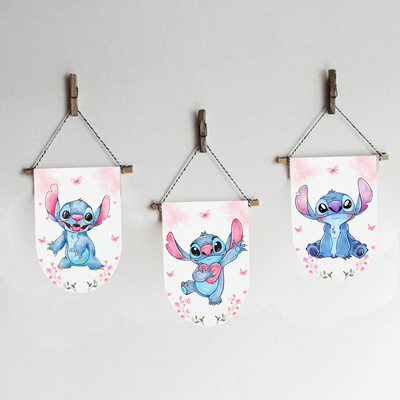 kit imprimible personalizado - STITCH ACUARELA