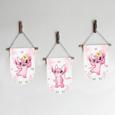 kit imprimible personalizado - STITCH - ANGELA ACUARELA