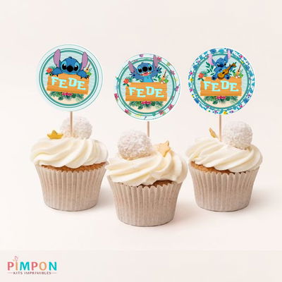 kit imprimible textos editables - STITCH